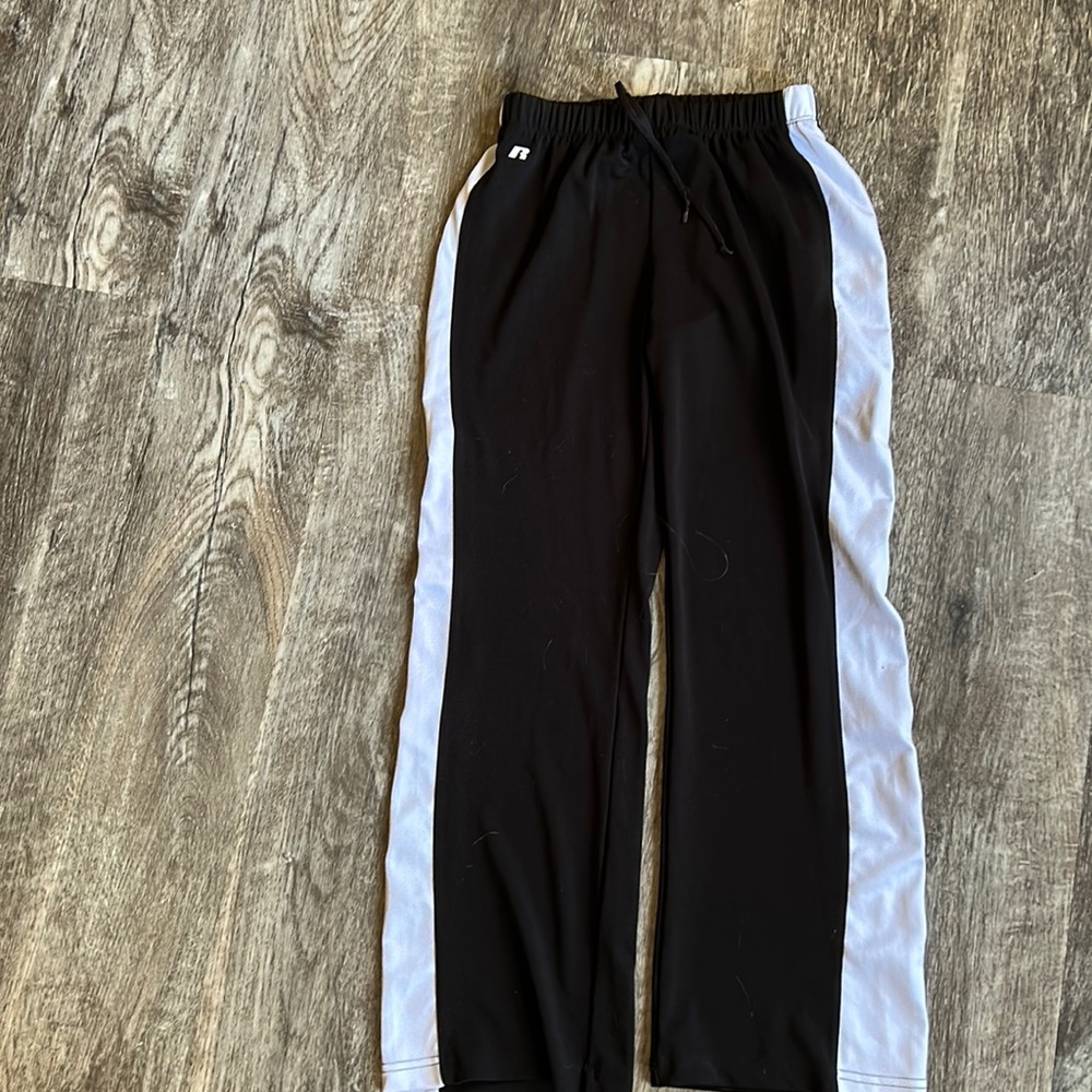 RUSSELL ATHLETIC WOMENS straight pants stripe small